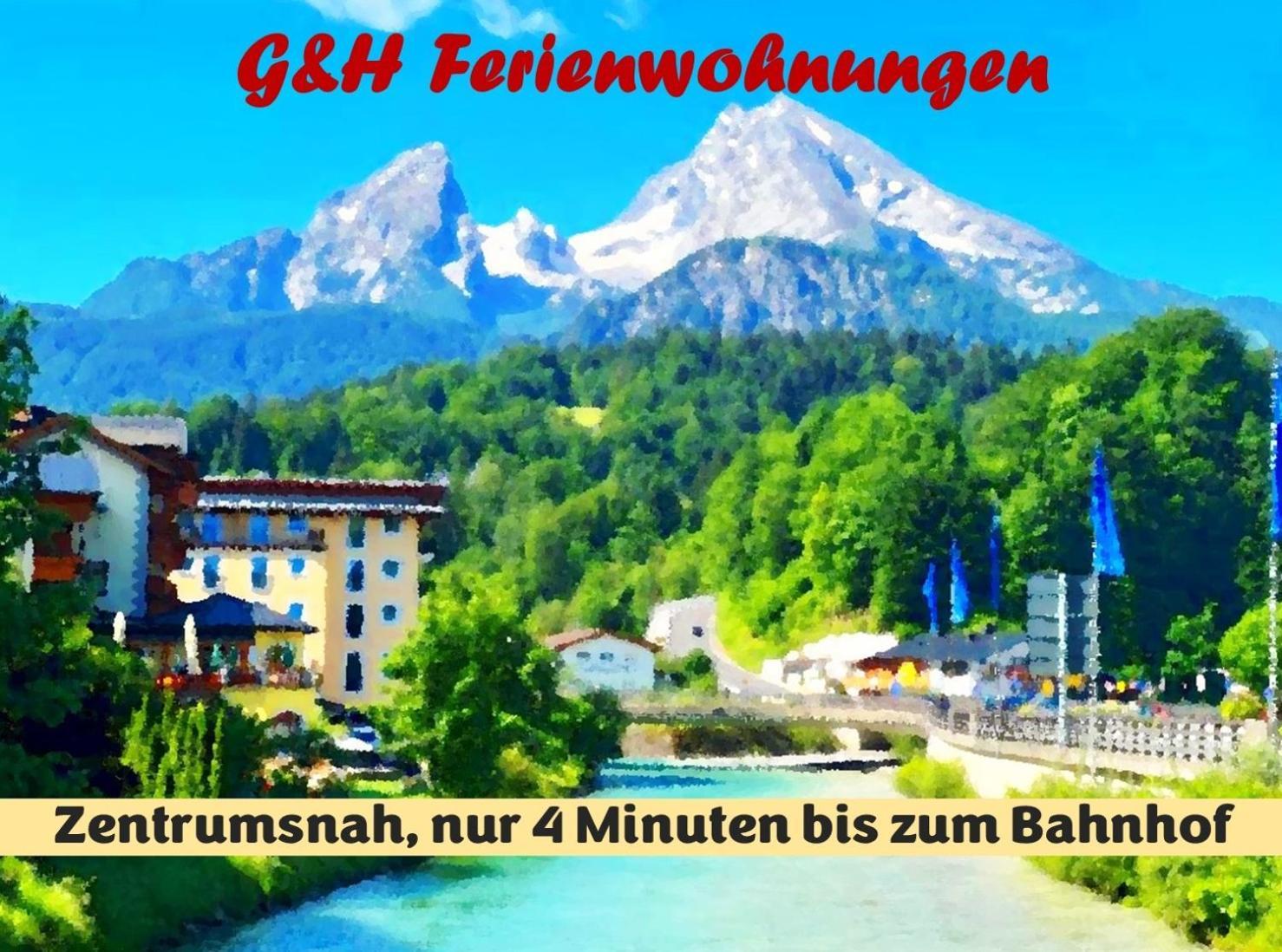 G & H Ferienwohnungen Appartement Almrausch Berchtesgaden Exterior foto